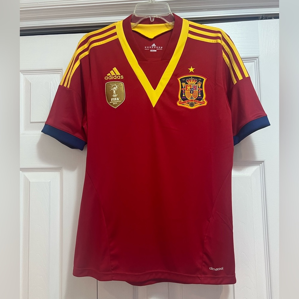 NWT Adidas Fifa 2010 Spanish Team Authentic Soccer Jersey